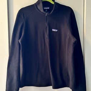 Patagonia Women’s Zip-Up Black Sweater
